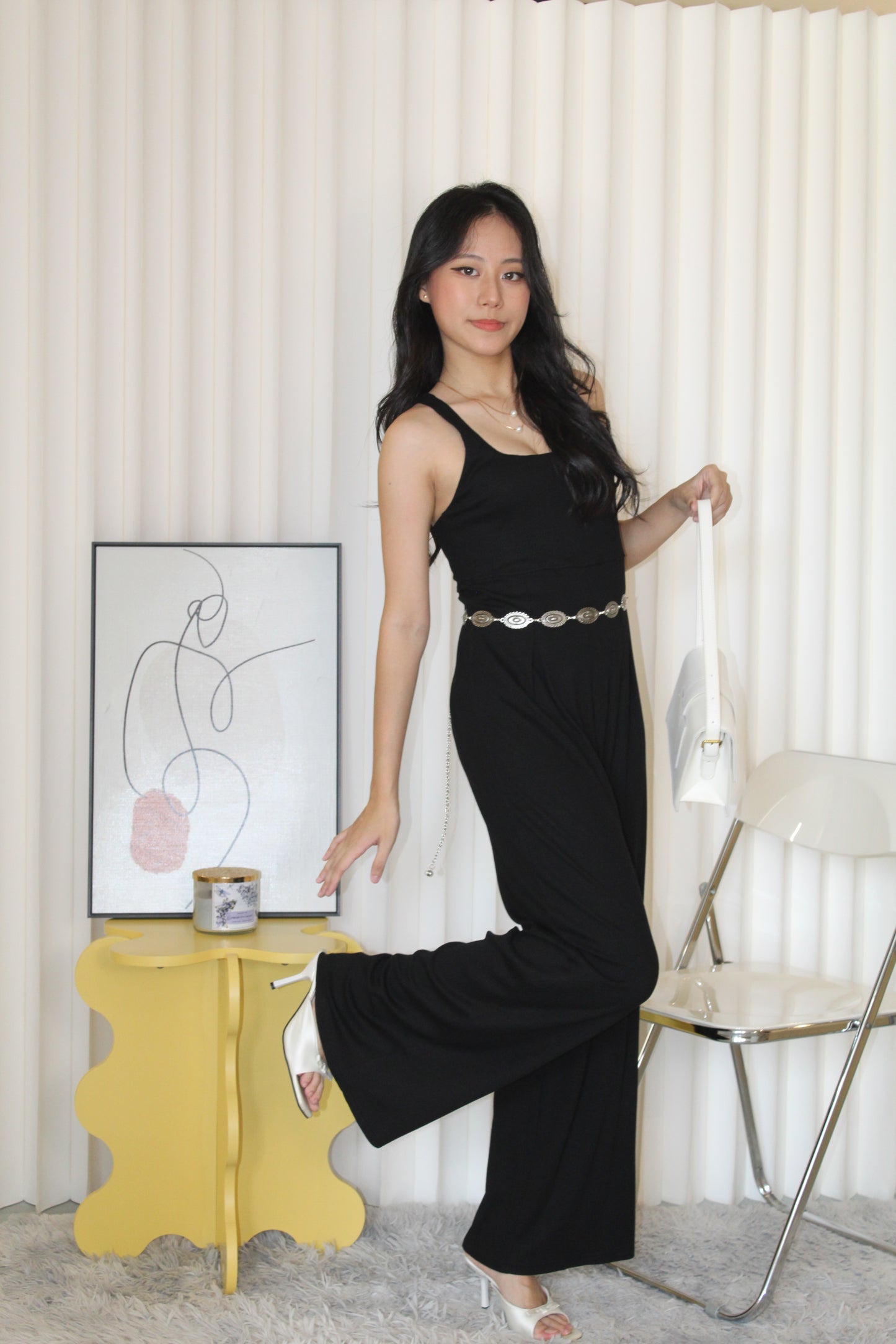 Apolline Casual Jumpsuit (Black)