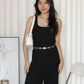 Apolline Casual Jumpsuit (Black)