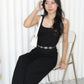 Apolline Casual Jumpsuit (Black)