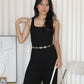 Apolline Casual Jumpsuit (Black)
