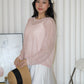 MaryAnn Sheer Knit Top (Pink)