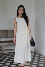 Nadine A-Line Maxi Dress (Cream)