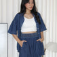 Belline Denim Two Piece Set