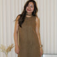 Erin Straight Midaxi Dress (Brown)