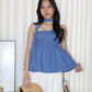 Neree Camisole Flare Top (White)