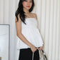 Neree Camisole Flare Top (White)