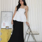 Solena Flare Maxi Skirt (Grey)