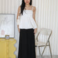 Solena Flare Maxi Skirt (Grey)