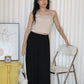 Solena Flare Maxi Skirt (Grey)