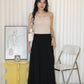 Solena Flare Maxi Skirt (Grey)