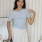 Prunelle Asymmetric Top (Black)