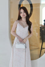 Paula Floral Midaxi Dress (White)
