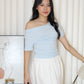 Prunelle Asymmetric Top (Black)