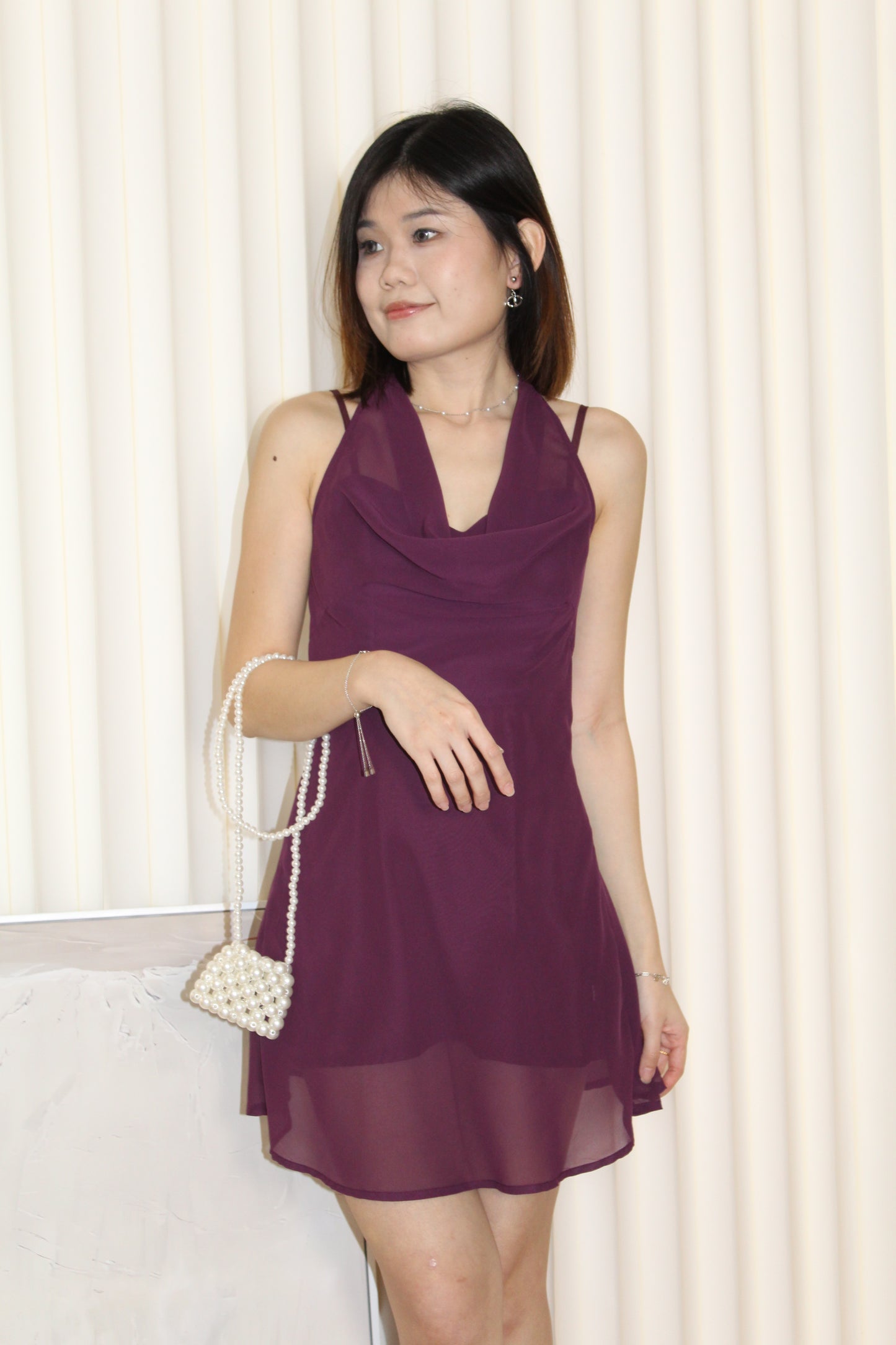 Noda Mini Dress (Purple)