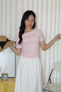 Prunelle Asymmetric Top (Pink)