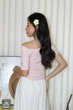 Prunelle Asymmetric Top (Pink)