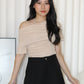 Prunelle Asymmetric Top (Black)