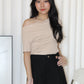 Prunelle Asymmetric Top (Black)