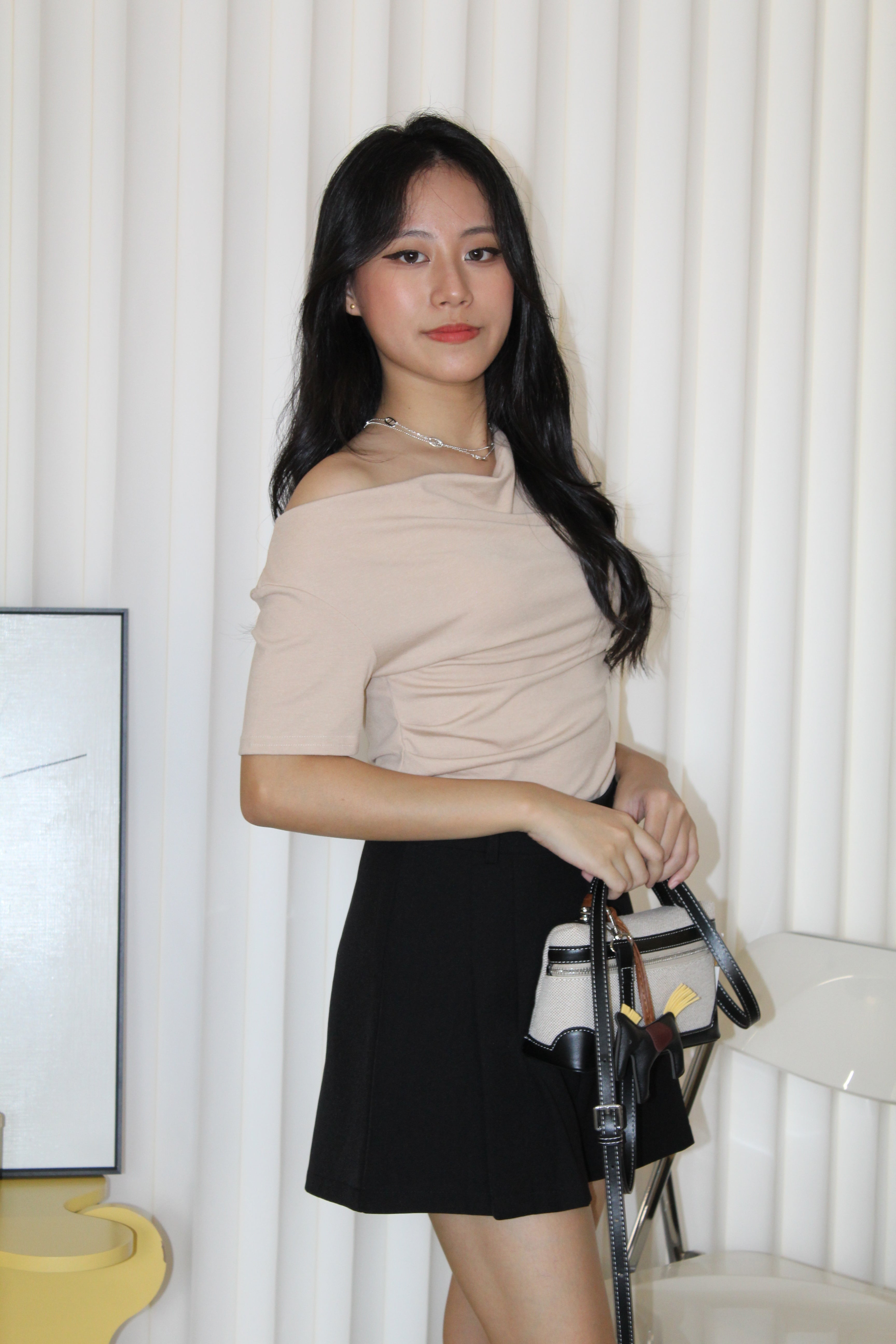 Prunelle Asymmetric Top (Pink)