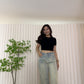 Jessica Crop Top (Blue)