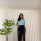 Jessica Crop Top (Blue)