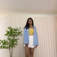 Amelia Oversize Blouse (Blue)