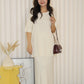 Arlette Knit Two Piece Skirt Set (Cream)