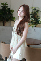 Bella Floral Cami Top (Cream)