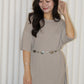 Arlette Knit Two Piece Skirt Set (Cream)