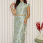 Nicky Jacquard Cheongsam Set (Gold)
