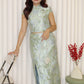 Nicky Jacquard Cheongsam Set (Gold)
