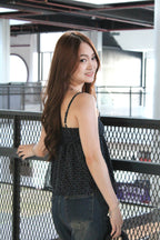 Bella Floral Cami Top (Cream)