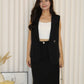 Orien Suit Vest Top (Black)