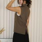 Orien Suit Vest Top (Black)
