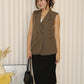 Orien Suit Vest Top (Black)