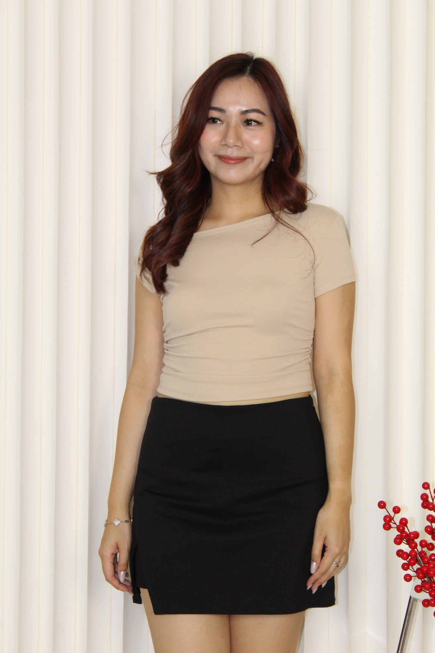 Andrea Mini Skirt (White)