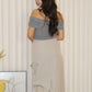 Capucine Straight Midi Skirt (Cream)