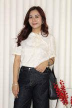 Primrose Blouse Top (Cream)