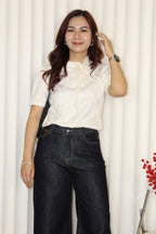Primrose Blouse Top (Cream)