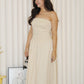 Emmelly Tube Midi Dress (Cream)