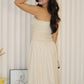 Emmelly Tube Midi Dress (Cream)