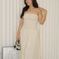 Emmelly Tube Midi Dress (Cream)
