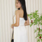 Stella Satin Tube Dress (White)