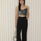 Raina Straight Suit Pants (Black)