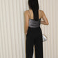 Raina Straight Suit Pants (Black)