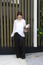 Violeta Long Sleeve Top (Grey)