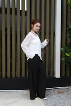 Violeta Long Sleeve Top (Grey)