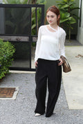 Violeta Long Sleeve Top (White)