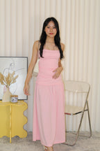 Sara Tube Maxi Dress (Pink)