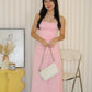 Sara Tube Maxi Dress (Pink)